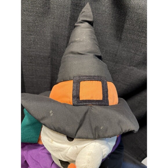 Nylon Wicked Witch 90s Plush Doll Figure Decor Halloween Vintage READ - Picture 4 of 8